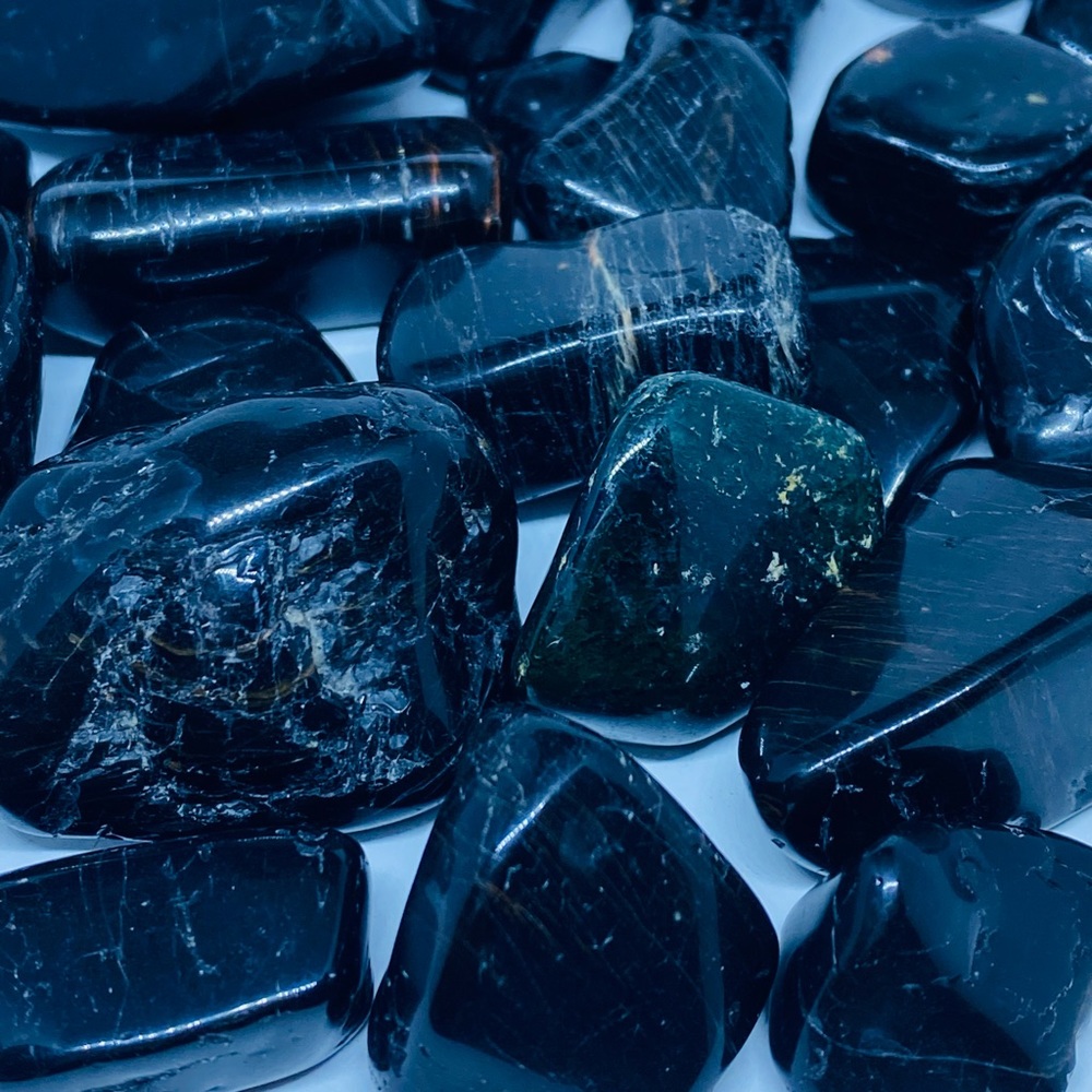Black Tourmaline Tumbled Crystal